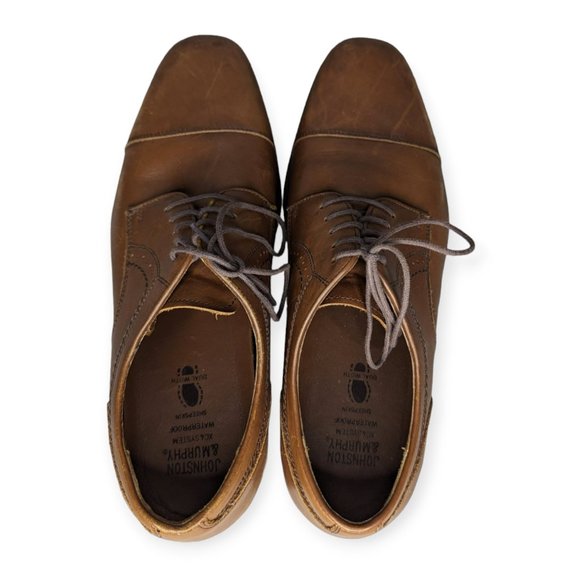 Johnson & Murphy Novick 10 1/2 Derby Dress Shoe Oxfords - Picture 7 of 15